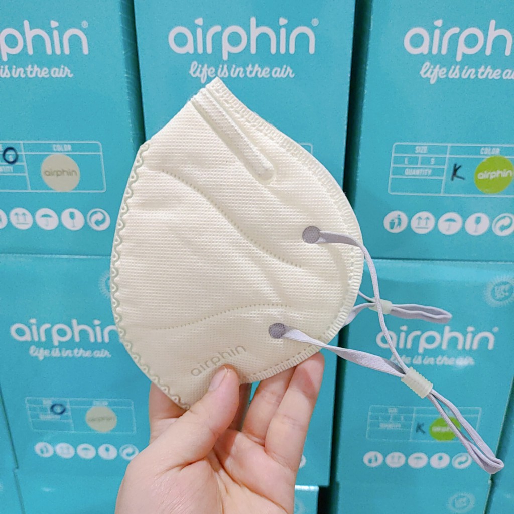 Khẩu Trang Airphin Chống Bụi Mịn ô nhiễm PM 2.5_Đủ size đủ màu