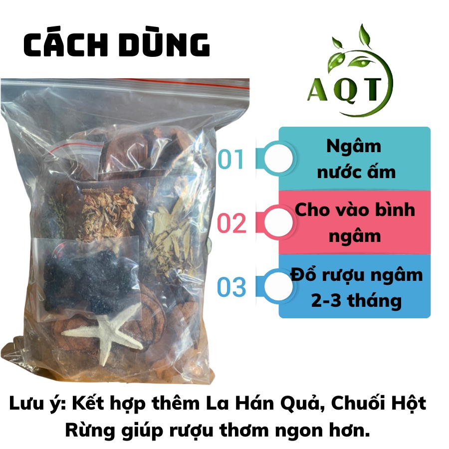 AMAKONG [1 Thang] 12 Vị Ngâm Rượu, Thang AmaKong Chính Hiệu Tây Nguyên Tráng Dương, Tăng Sinh Lý