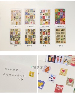 Hình dán sticker tem thư