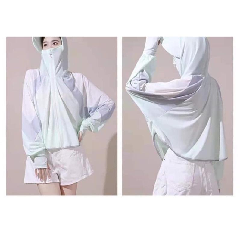 áo choàng chống nắng cánh dơi cho nữ có mũ vành rộng
