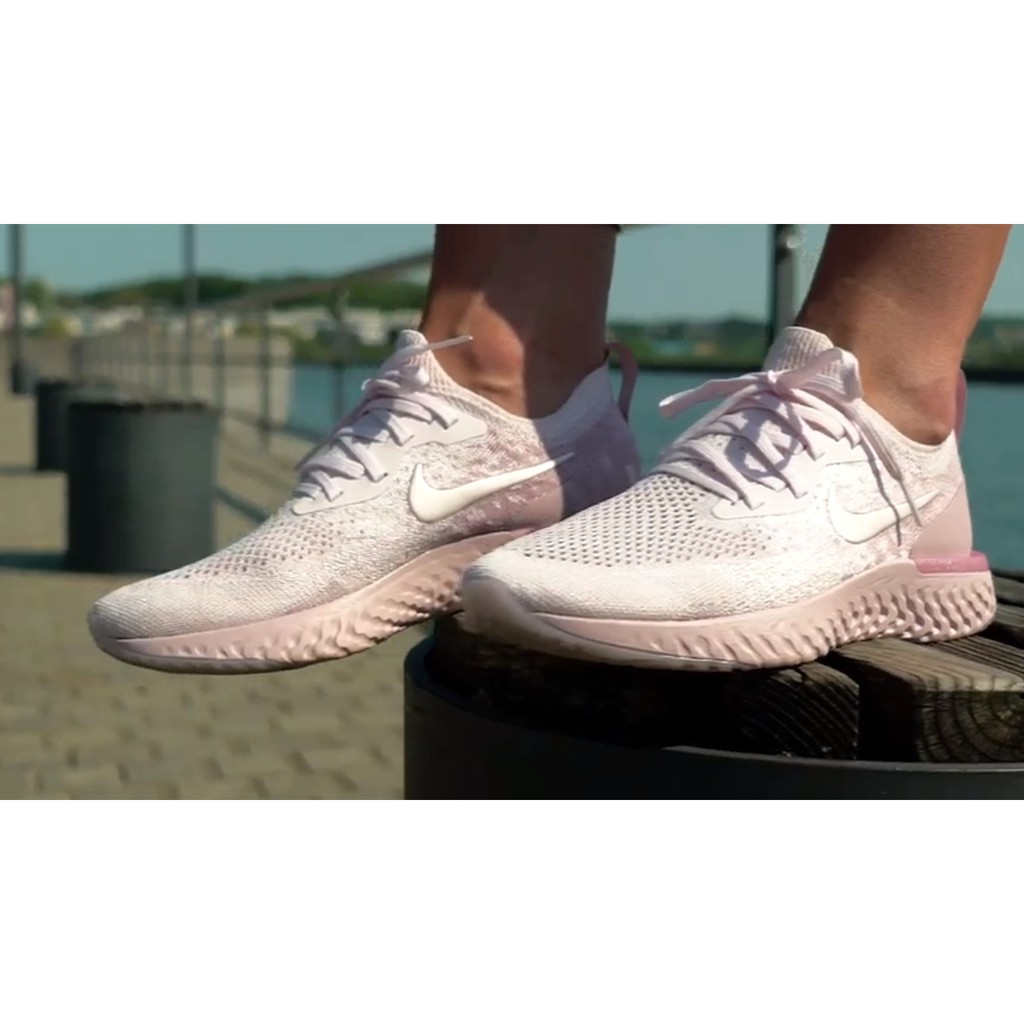 XẢ KHO THANH LÝ - RẺ Giày Sneaker Epic React Flyknit Pearl Pink | Sale Rẻ | Có Sẵn 2020 . 🎁 < ` .