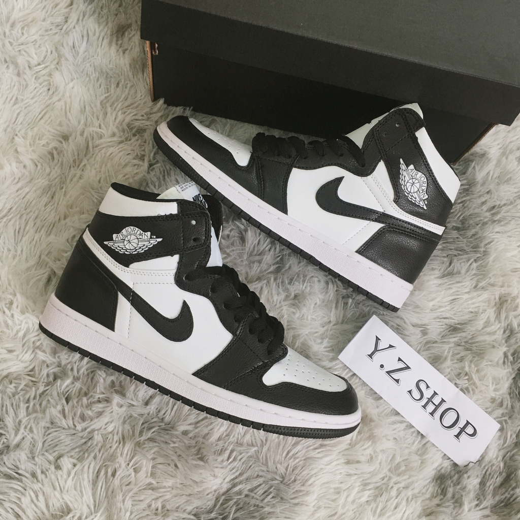 Giày Sneaker 🚚FREESHIP🚚 Giày Thể Thao JD1 Đen Trắng Cổ Cao Nam Nữ | BigBuy360 - bigbuy360.vn