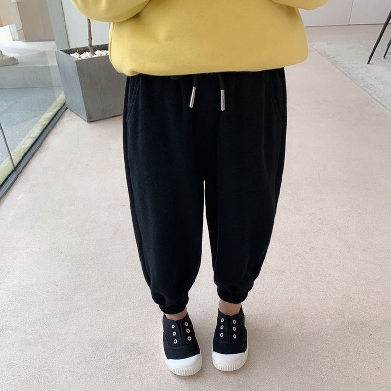 Quần dài thể thao bằng cotton nguyên chất dành cho bé gái