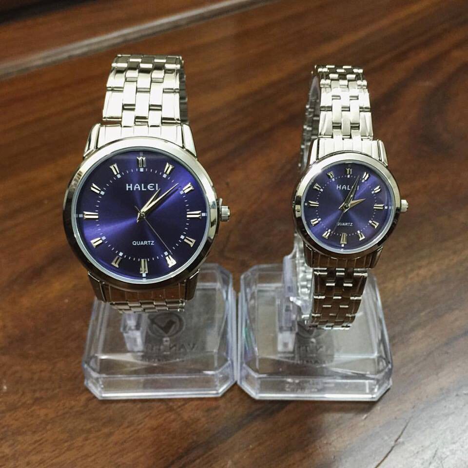 Đồng Hồ Nam Halei 502 Dây Thép Mặt Xanh Sang Trọng TẶNG HỘP VÀ PIN | BigBuy360 - bigbuy360.vn