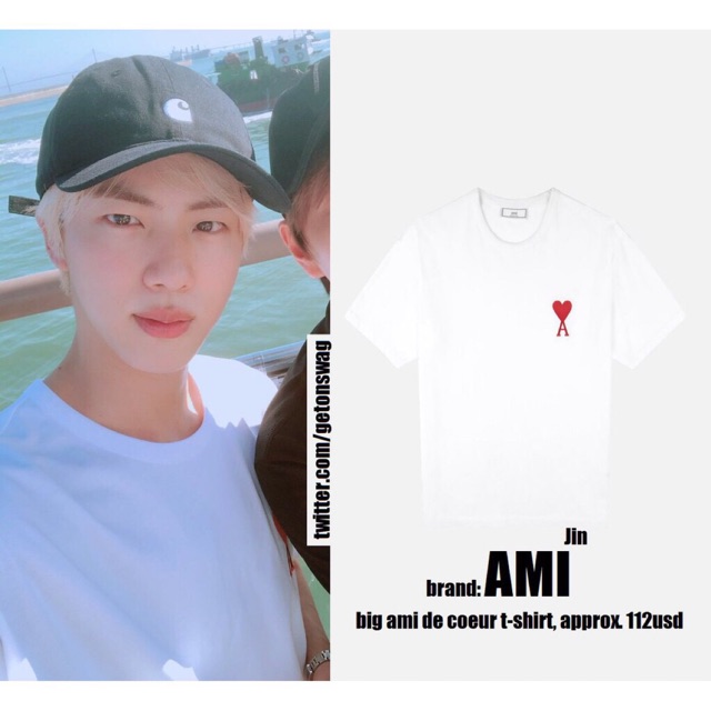 (Tặng ảnh BTS)Áo BTS Jin TymA
