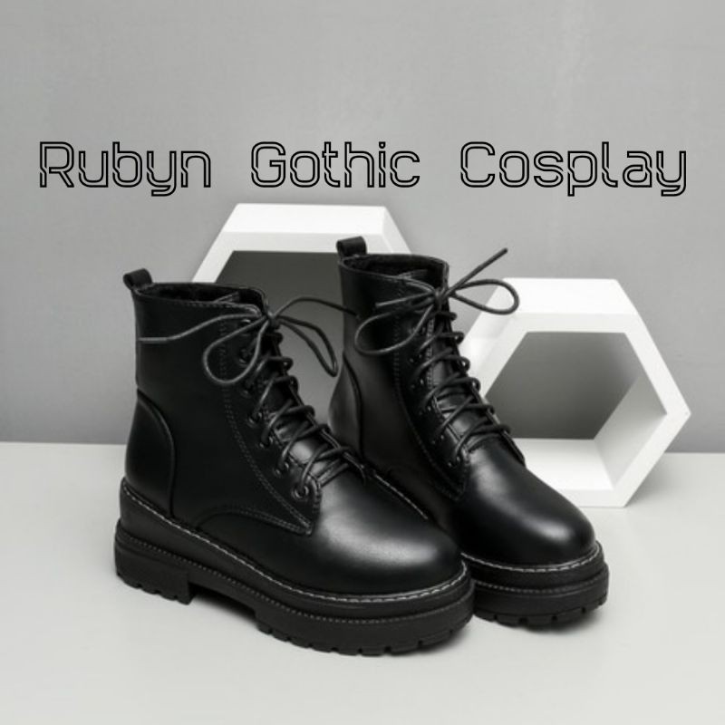 [NEW] 🔥 Giày Boot Chiến Binh Đế 2 Tầng Cổ Cao Siêu Ngầu 🔥 Đế Cao 5cm (Tài khoản Shopee duy nhất: gothic.cosplay ) | BigBuy360 - bigbuy360.vn