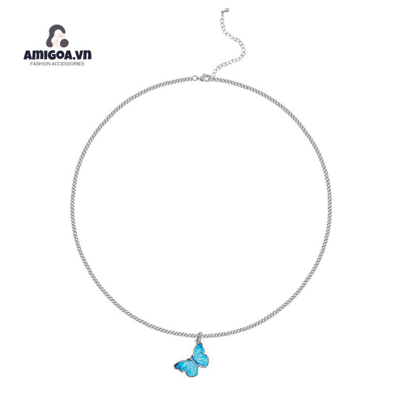 ✨✨Vòng cổ phối mặt hình bướm nhiều màu sắc thời trang Hàn Quốc