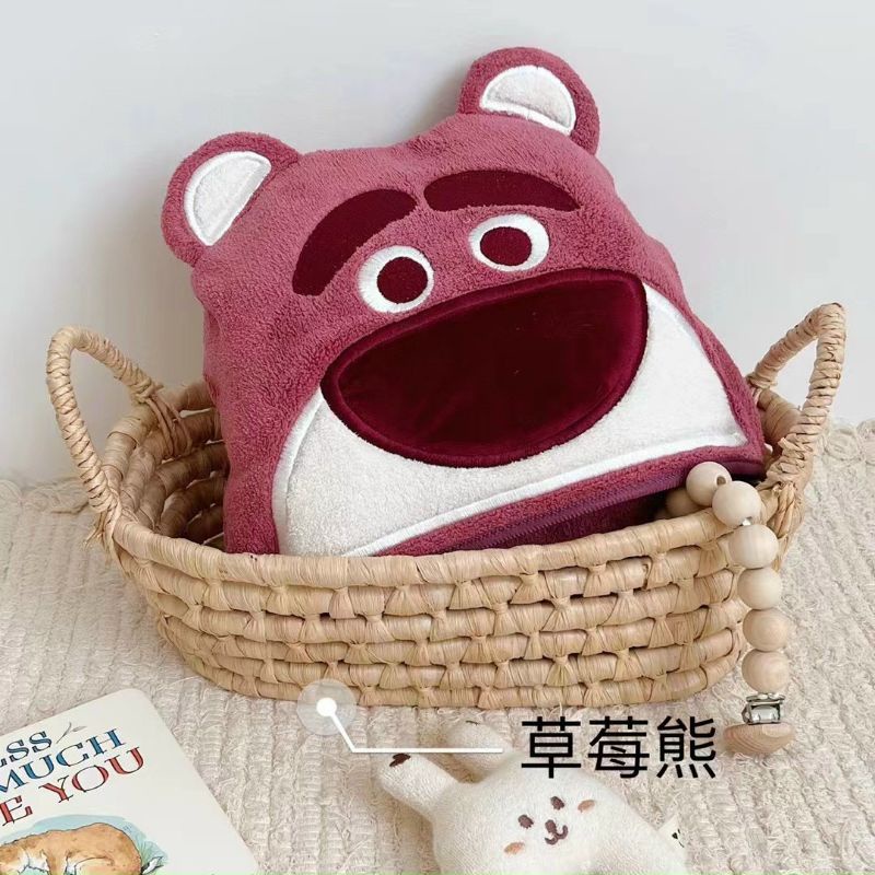 (cam kết y hình,6 mẫu) Chăn ủm đa năng Disney SHOP CHIẾU CAO SU