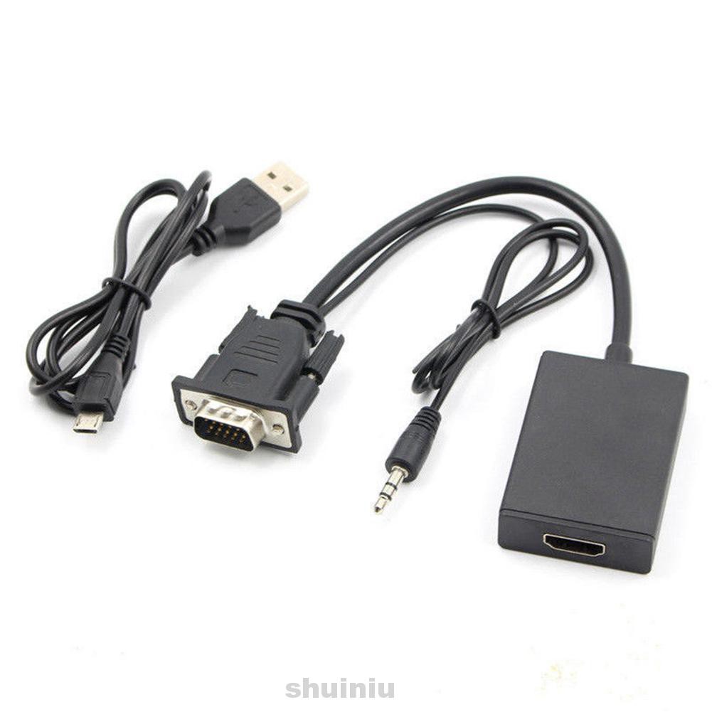 Bộ Chuyển Đổi Vga Sang Hdmi Kèm Cáp Âm Thanh Cho Laptop | BigBuy360 - bigbuy360.vn