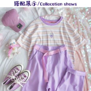 Quần kaki tím