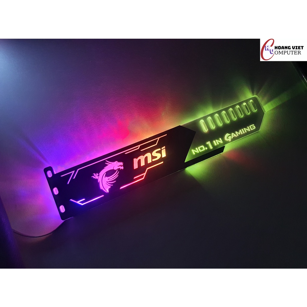 Giá Đỡ VGA Led RGB Logo Dragon MSI - SIÊU CHẤT