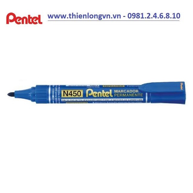 Bút lông dầu không xóa được Pentel – N450 thiết kế xoay thay được mực