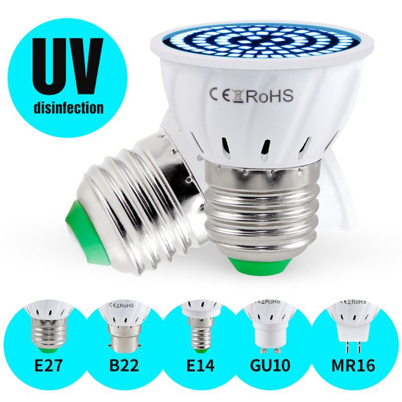 Bóng Đèn Led Diệt Khuẩn E27 Uv E14 Mr16