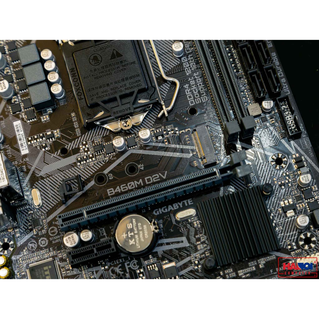 Mainboard Gigabyte B460M D2V (Intel B460, Socket 1200, m-ATX, 2 khe RAM DDR4)