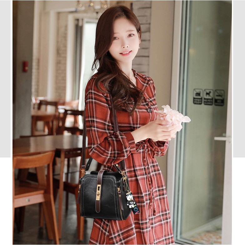 [RẺ ĐẸP VÔ ĐỊCH]-TÚI XÁCH NỮ GIÁ RẺ TÚI XÁCH NỮ THỜI TRANG PHONG CÁCH HÀN QUỐC TXLV01 | BigBuy360 - bigbuy360.vn