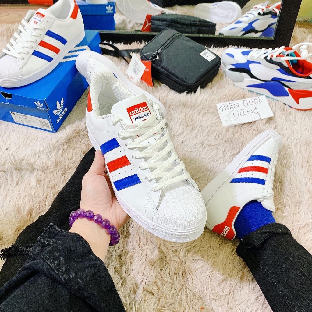 Giày Adidas Superstar X American Phiên Bản Giới Hạn Chính Hãng - FV2806