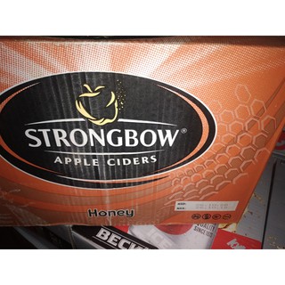 Thùng 24 chai Strongbow mật ong chai 330ml