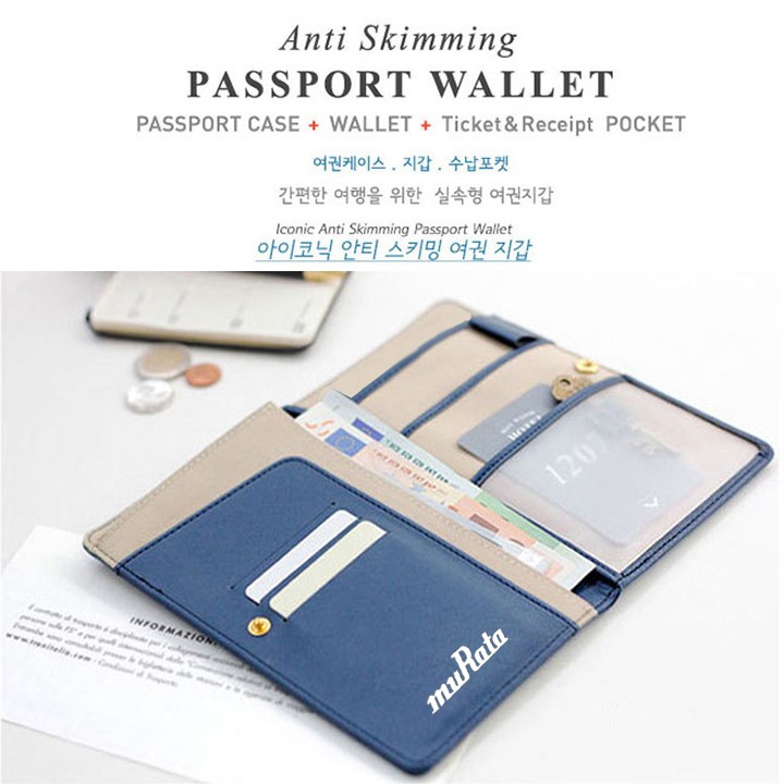 Ví bóp đựng Hộ chiếu, Thẻ, Card, CMT,  GPLX