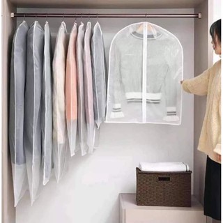Set 4 Túi Bọc Quần Áo Treo Tủ Đồ, Túi Trùm Quần Áo Chống Bụi Chống Thấm