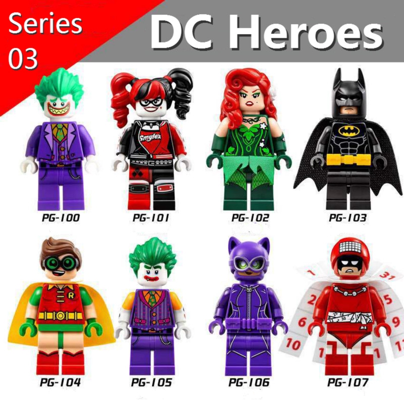 Dc Bộ Lắp Ráp Mô Hình Nhân Vật Siêu Anh Hùng Harley Quinn Joker