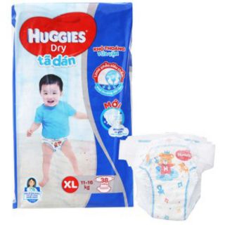 Tã Dán Huggies XL 38 Miếng (11-16kg) - Tã Dán Huggies Cho Bé