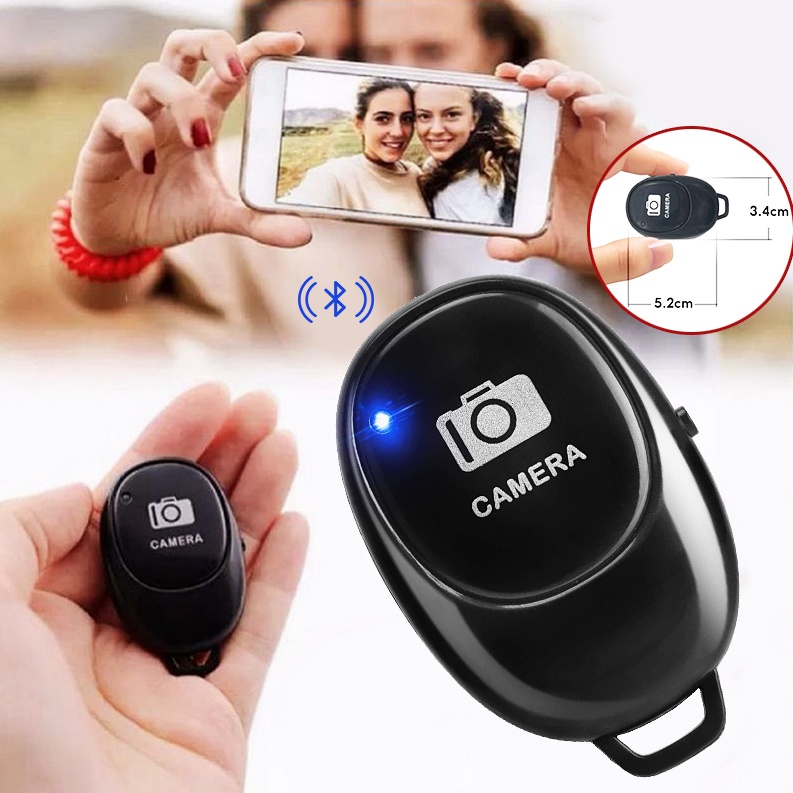 Thiết bị điều khiển chụp ảnh không dây bluetooth với pin và hẹn giờ cho điện thoại android chất lượng cao