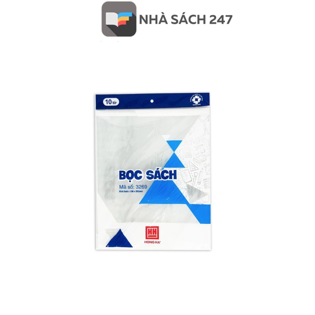 Bọc Sách Giáo Khoa (VNEN, sách Tiếng Anh Hồng Hà)3269 Dành cho học sinh THCS, THPT giúp cho sách vở luôn mới và sạch sẽ.