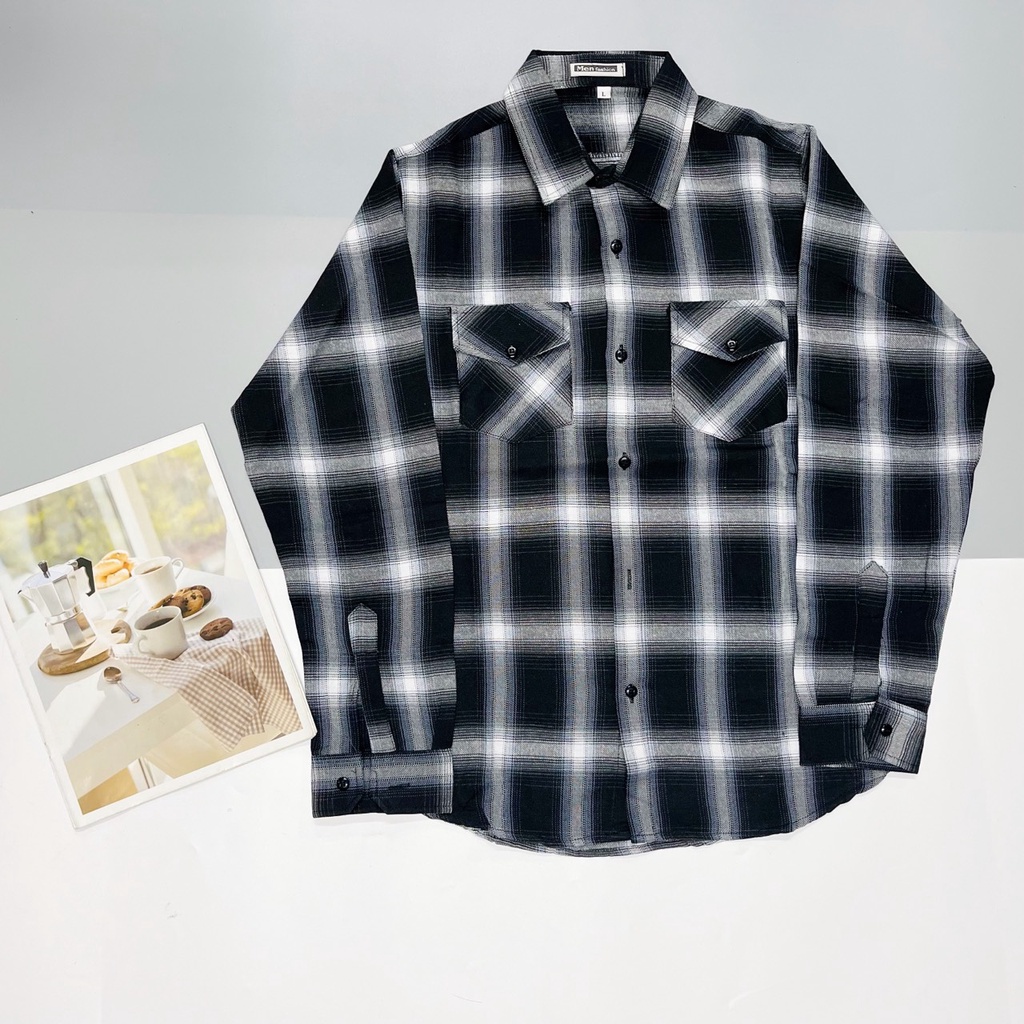 Áo sơ mi nam caro phối nhiều màu sắc ấn tượng