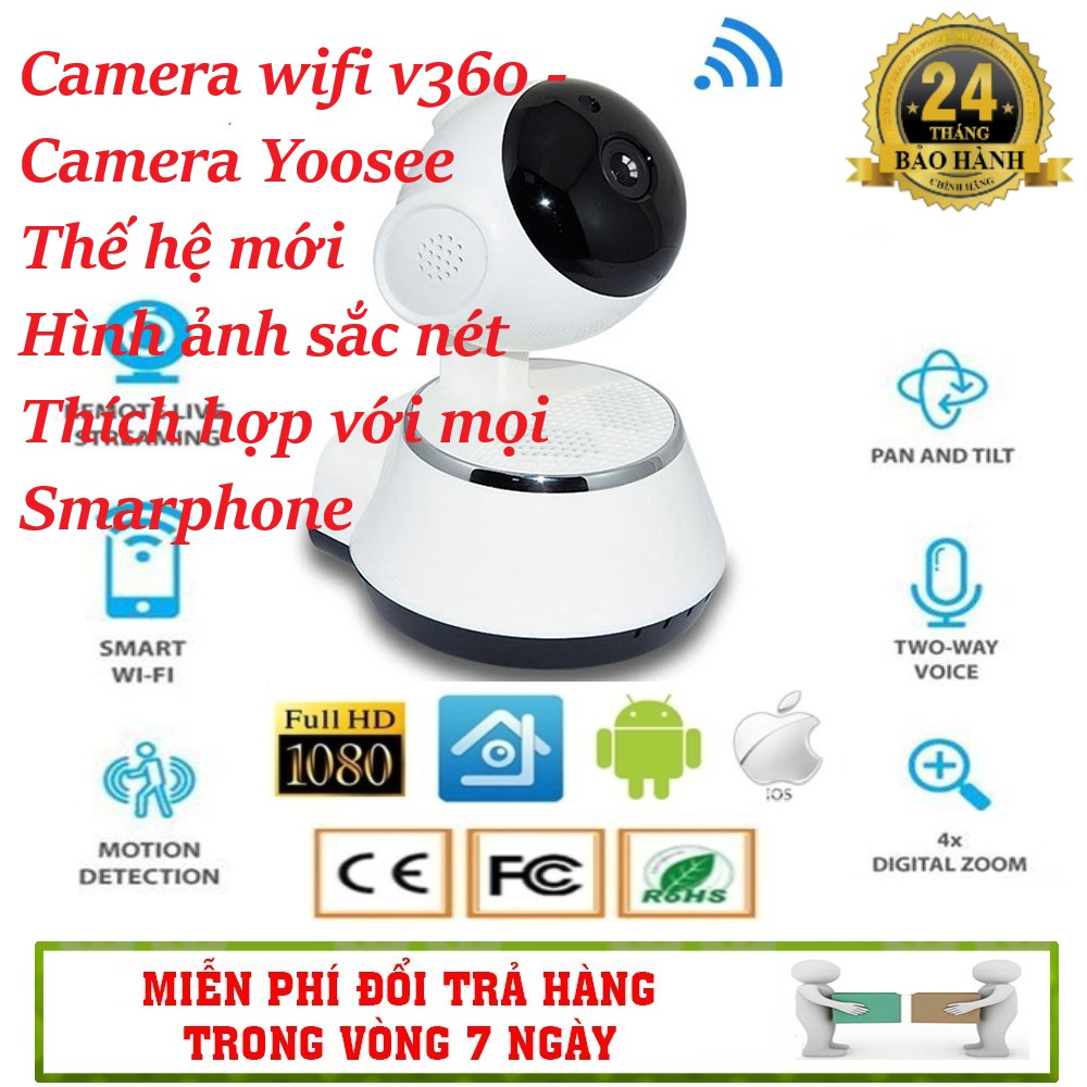 V380 Camera an ninh gia đình WI-FI Camera không dây WiFi Camera âm thanh Ghi âm giám sát Màn hình bé iCSee Camera Mini