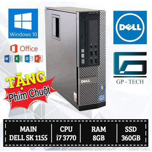 MÁY BỘ VĂN PHÒNG DELL 3010 i7 3770 SSD 360GB