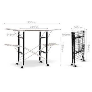 GIÀN PHƠI QUẦN ÁO 4 CÁNH HÀN QUỐC