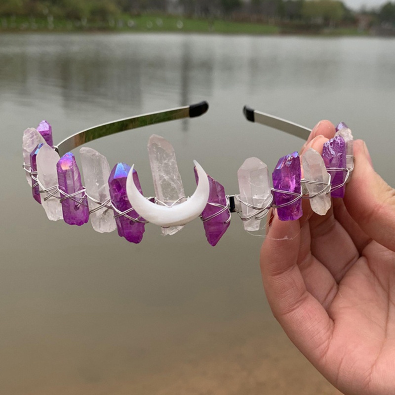 Flgo Băng Đô Đính Đá Pha Lê Phong Cách Bohemia Cho Lễ Hội Âm Nhạc