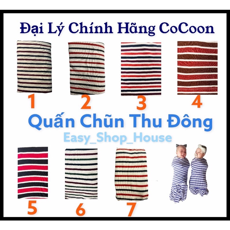 Quấn Chũn CoCoon Thần Thánh Giúp Bé Ngủ Sâu Giấc Chống Giật Mình