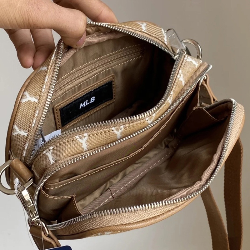 Túi đeo chéo denim MLB phong cách trẻ trung dành cho nữ