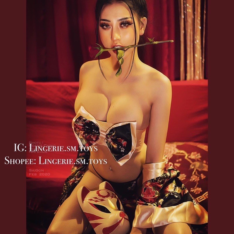 ME1025 Trang Phục Hoa Phong Cách Nhật Bản Cao Cấp - Đầm Cổ Trang | BigBuy360 - bigbuy360.vn