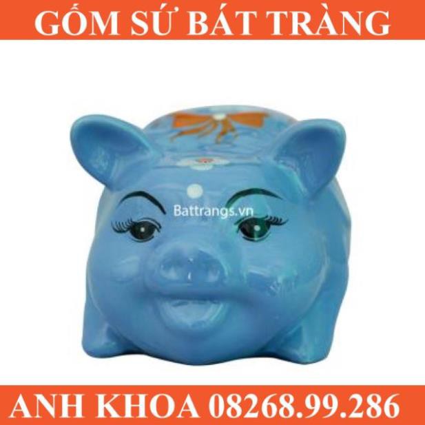 Heo đất tiết kiệm - Gốm sứ Bát Tràng Anh Khoa
