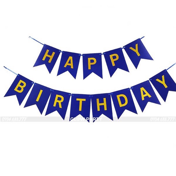 Dây đuôi cá, dây treo chữ, dây happy birthday, dây trang trí sinh nhật