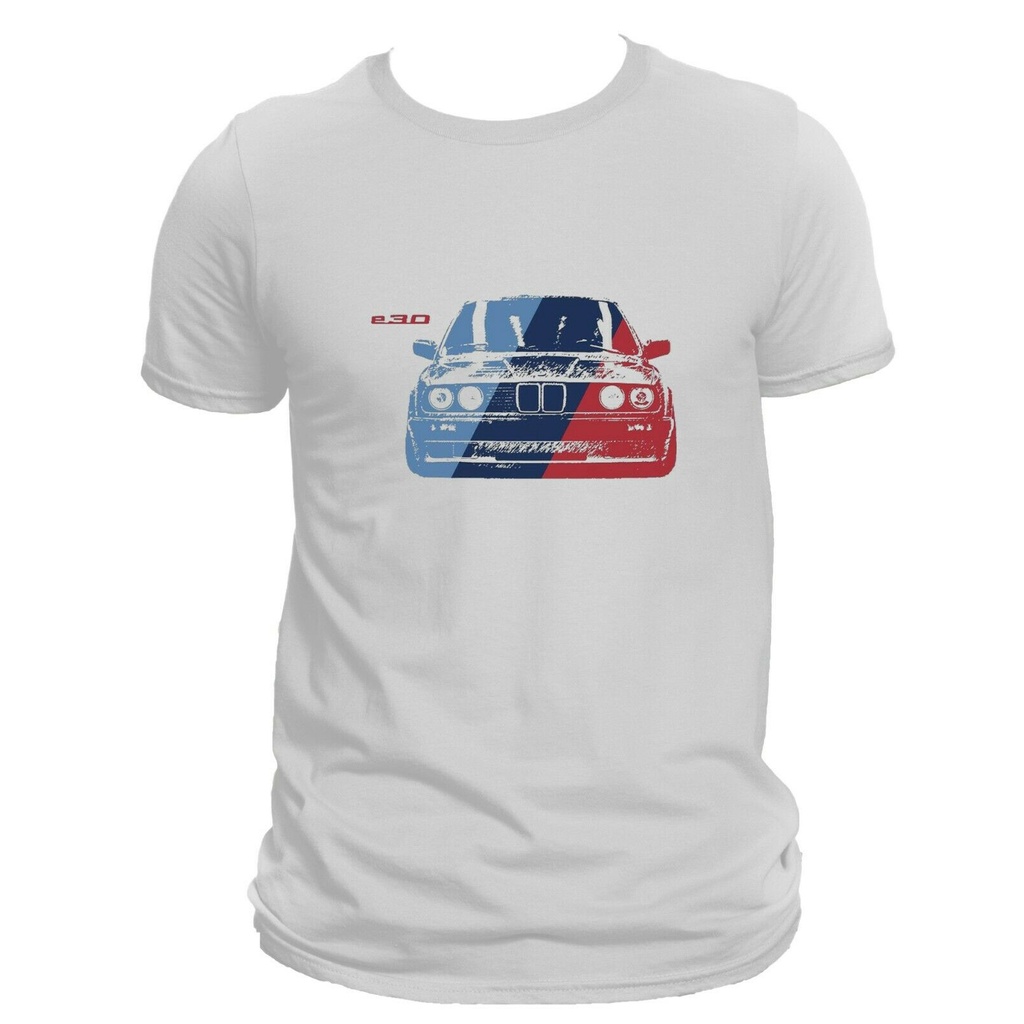 Mới Áo Thun In Hình Logo BMW E30 M3 Độc Đáo tay lỡ form rộng áo phông nam nữ unisex cotton Cổ điển của phi hành đoàn in trên cùng bông tinh khiết mùa hè BW33