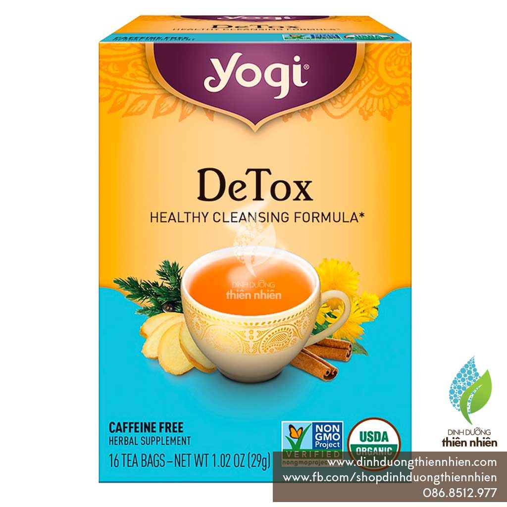 Trà Hữu Cơ Yogi Detox, Giúp Giải Độc Cơ Thể