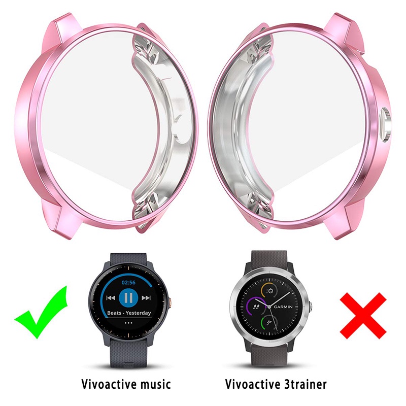 Kính Cường Lực Silicon Chống Trầy Cho Garmin Vivoactive 3 Music Ốp