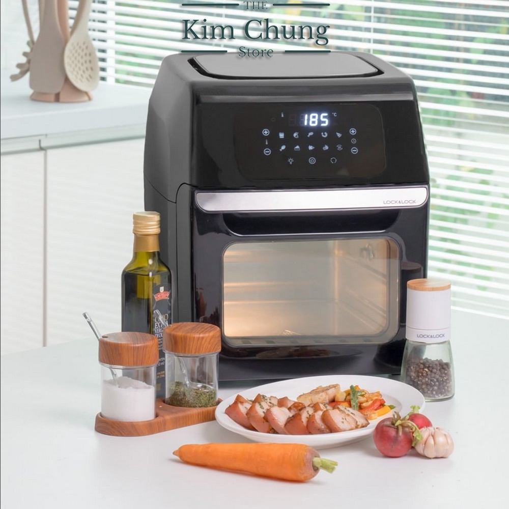 Lò Chiên Không Dầu Hàng Chính Hãng Lock&Lock EJF696BLK 12 Lít