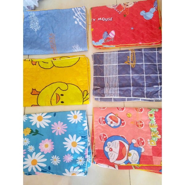 Vỏ gối nằm cotton poly thêu chần bông 40×60