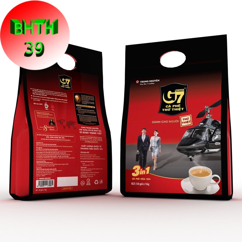 Cà phê trung nguyên - Cafe G7 bịch 50 gói