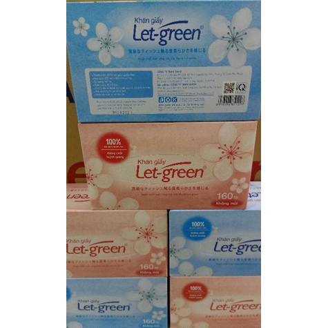 KHĂN GIẤY HỘP 160 TỜ (không MÙI)