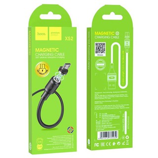 Cáp Sạc nhanh Từ Tính Nam Châm Hoco X52 Type C, Iphone, micro