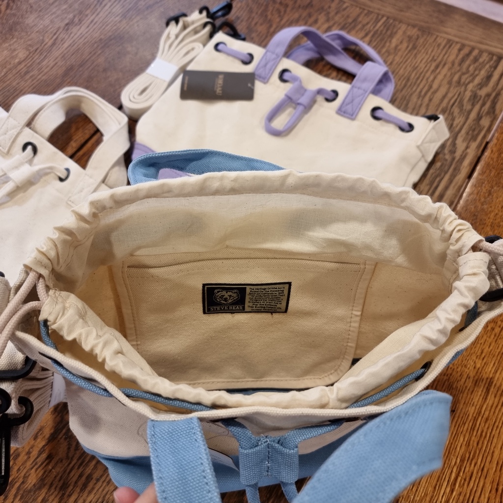 Túi xách WHOAU WHBGB2323A vải canvas dáng xô thời trang cho nữ