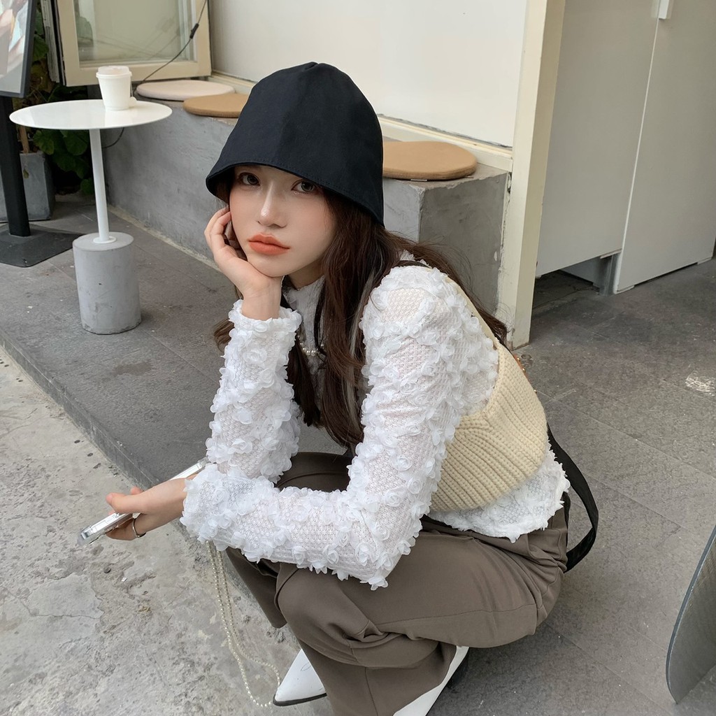 Mũ Nón Bucket cụp vành ngắn - Nón sụp thần tượng tiktok Ulzzang