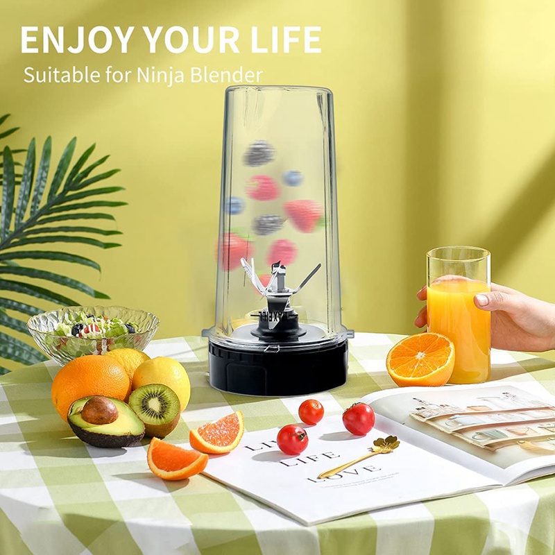Bộ 6 Lưỡi Dao Thay Thế Cho Máy Xay Nutri Ninja BL770 BL780 BL660 16 Oz