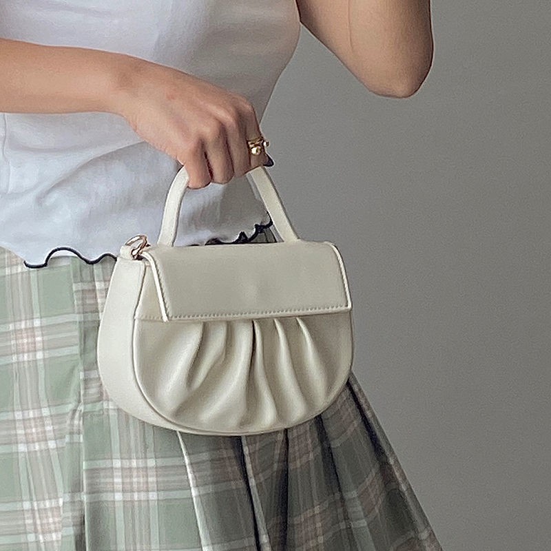 Túi xách tay đeo vai hình dạng đám mây mẫu 2020 phong cách Hàn Quốc thời trang mới dành cho nữ