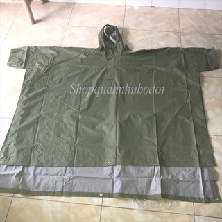 ÁO MƯA CÁNH DƠI  CAO CẤP MÀU XANH RÊU